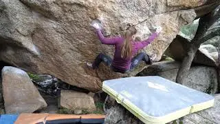Rotomotor (7B+) - Lucie Allard - Los Martinez, La Pedriza