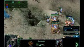 HD Starcraft 2 - Void Ray Rush against Zerg