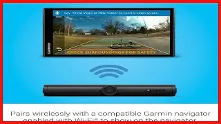 Garmin BC 40, Wireless Backup Camera, Works with Compatible Garmin Navigators , Black