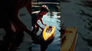 &ldquo;আমার প্রথম DIY RC Boat Test! দেখুন কি হয়েছে ✨&rdquo; #ai #rc #diy #diyboat