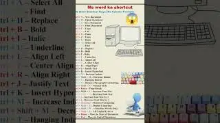 Computers Short cut key 💯#computer #subscribers #technology #january2 #varsha1985 #travel #rajabfami