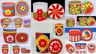 6 Multi-Purpose Plastic Bottle Organizer Box DIY Ideas | How to Make Jewellery Box at Home | DIY