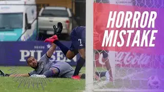 Goalkeeper Dribbles into his OWN NET! - Gustavo Serd&aacute;n of General D&iacute;az  Paraguay
