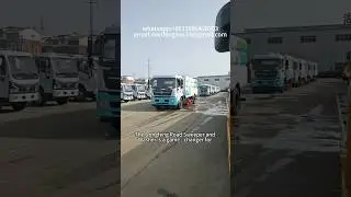Sweep truck# Cleaning truck #truck #Isuzu # Dongfeng # FAW # China Plant