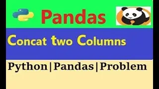 python pandas concatenate multiple columns| concatenate two columns into new column|python pandas