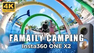 Insta360 One X2: Sydney Family Camping | 360 Camera Vlog Test | NRMA Ocean Beach Holiday Resort