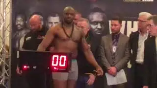 Dillian Whyte vs Lucas Browne WEIGH IN