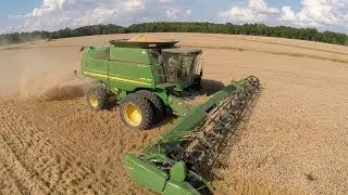 Wheat Harvest 2017 Day 2 - Leonard Farms