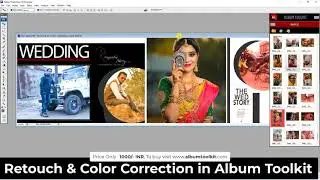 Retouch & Color Correction in Album Toolkit