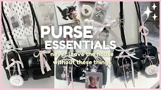 aesthetic purse essentials  🌷 essentials to keep in your purse