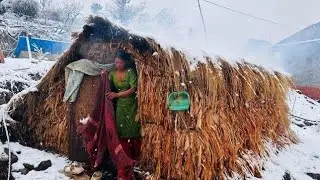 This Is Himalyan Nepali Mountain Village Life Heavy Rainy Day |Naturelly Village Dacumentary Video |
