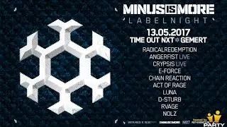 Minus is More Labelnight WarmUp Mixtape
