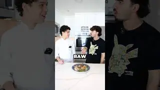 14 year old tries to impress me with his cooking skills