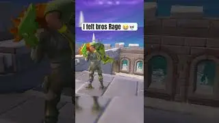 I made bro crash out 💀 #fortnite #fortniteshorts #gaming