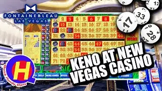 Trying the KENO at Fontainebleau in Las Vegas!