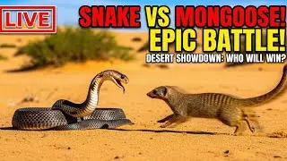 Mongoose vs Cobra &ndash; The Wildest Battle in Nature | Realistic Wildlife Scene by AI