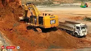 Caterpillar 6015B & Liebherr 976 Loading Mercedes & MAN Trucks | High Production
