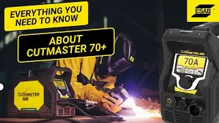 Live Plasma Cutting with ESAB Cutmaster 70+. Get to Know our Latest Heavy-Duty 3-Phase Plasma Cutter