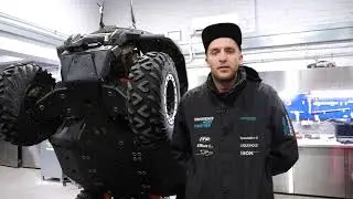 Iron Baltic ATV SKID PLATE REVIEW by CFMotoRacingTeam - Adomas Gančierius
