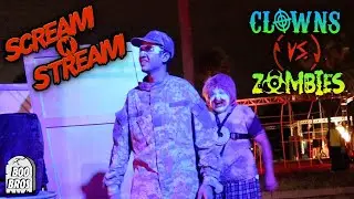 Scream N' Stream Laster Tag Drive Thru Haunted Experience | Clowns vs. Zombies | Media Preview 2021