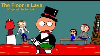Riccardo Cartoon&copy; - The Floor is Lava