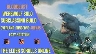 Best Werewolf Solo Build for ESO Update 48 - Subclassing Build