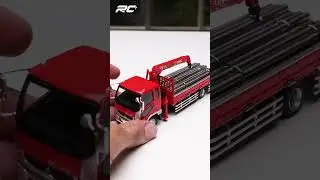 Mitsubishi Fuso Fighter (1024) Truck With Crane -RHD by GCD Truck