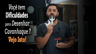 Como Fazer Barba Alinhada Profissional Moldes para Barba e cavanhaque Barbeiros Iniciantes-Barber