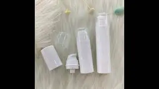 Private label skin care cosmetics packaging for anti-aging products empty face serum airless bottle
