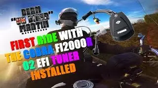 First ride with the Cobra FI2000R O2 EFI Tuner installed on XVS 1300