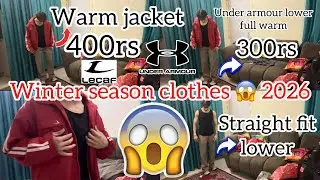 Lecaf original jacket / under armour warm track pant haul 😱#budgetshopping #fashion #viral #ytviral
