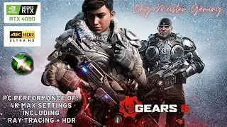 Gears of War 5 - RTX 4090 - 4K - Max Settings - Ray Tracing - HDR