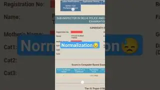 SSC CPO FINAL SCORECARD 2023😢 | Normalization😩 #ssccpo #ssccporesult