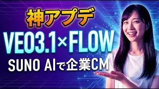 【神アプデ】VEO 3.1&times;FLOW&times;SUNO AI｜動画生成AIで記憶に残る企業CMを作る方法
