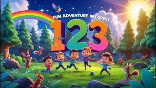 🌳 Count to Ten in the Forest | Fun Kids Song | Learn Numbers with Nature 🎶
