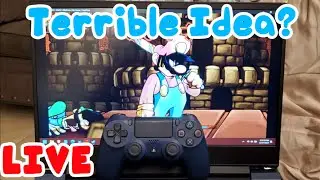 Playing Random FNF mods on a CONTROLLER - LIVE