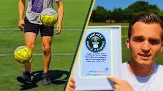 IL JONGLE AVEC 2 BALLONS ! RECORD DU MONDE !