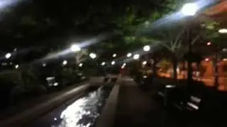 Welcome to  Peaceful Riverscape MetroPark in Downtown Dayton at night