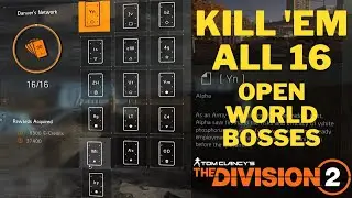 How To Kill All 16 Open World Bosses Danvers' Network Find Secret Echo! TD2 Battle For Brooklyn DLC!