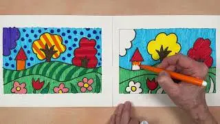 How to Draw a Pop Art Landscape