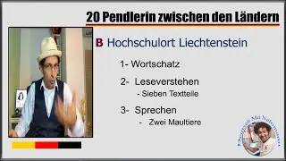 الدرس الاول B1 I Daf Kompakt neu B1 I Pendlerin zwischen den L&auml;ndern I Hochschulort  Liechtenstein