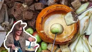 Как приготовить запечённую тыкву с начинкой из фондюты | Сырная закуска на Хэллоуин | Рэйчел Рэй