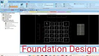 #23 Foundation Design in Staad Pro[Staad Pro Advance connect edition tutorial -23]