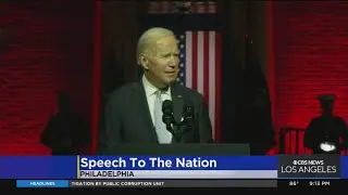 Biden gives prime-time speech on the 