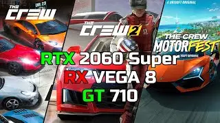 The Crew Game Series PC GT 710 | RTX 2060 Super | RX VEGA 8 #thecrew #thecrew2 #thecrewmotorfest
