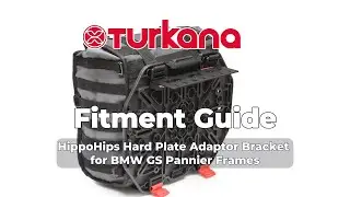 Fitment Guide for the BMW Bracket Adaptor to the Turkana Gear HippoHips Hard Plate Luggage.