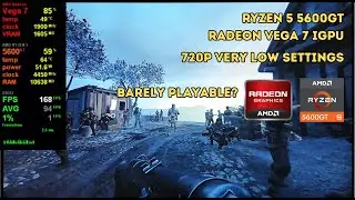 Call of Duty Vanguard Benchmark | Ryzen 5 5600GT Vega 7 iGPU | No GPU Low-End PC Test