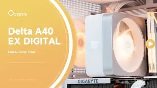 [New Collection] Ocypus Delta A40 EX WH Digital Air Cooler