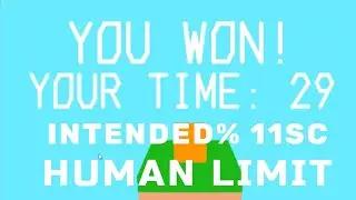Cube World 3D Game Intended% 11SC 29 WR (HUMAN LIMIT)