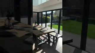 Modern kitchen extension with bifold doors #fok #shakerkitchen